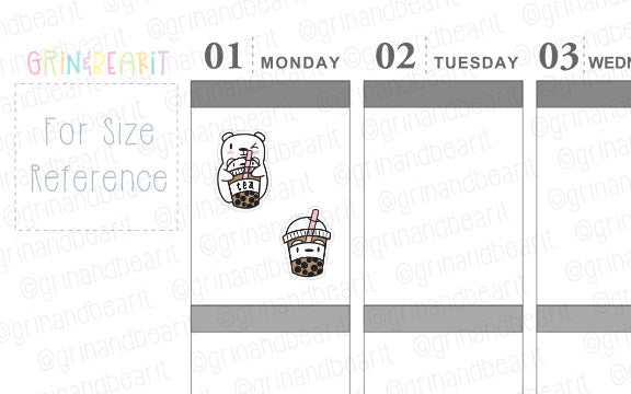Boba Life Barry! - Barry the Bear Stickers (BB084)