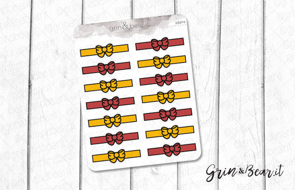 Bow Only Headers! - Barry the Bear Stickers (BB094)