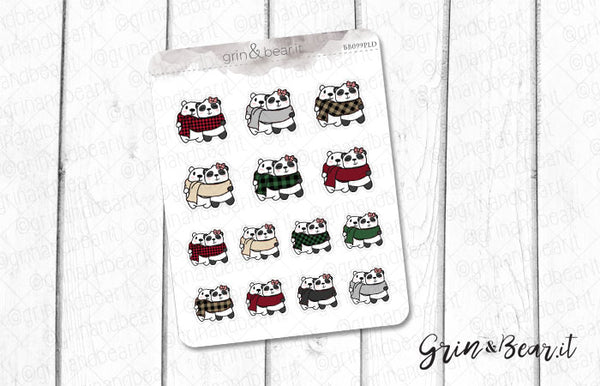 Scarf Cuddle! - Barry & Bella Stickers (BB099)