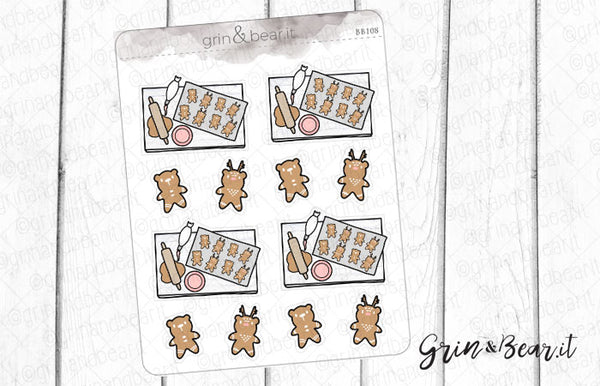 Holiday Cookie Barry! - Barry the Bear Stickers (BB108)