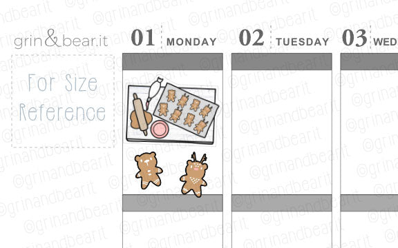 Holiday Cookie Barry! - Barry the Bear Stickers (BB108)