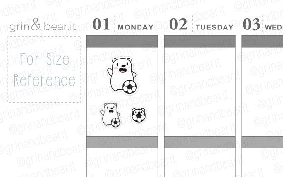 Soccer Barry! - Barry the Bear Stickers (BB117)