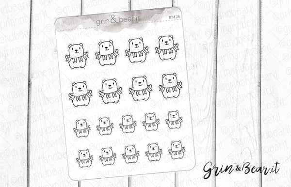 List Banner Barry! - Barry the Bear Stickers (BB128)