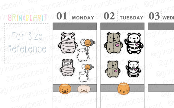 Halloween '20 Barry! - Barry the Bear Stickers (BB141)