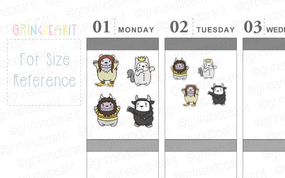 Barry Wild Things! - Barry the Bear Stickers (BB148)