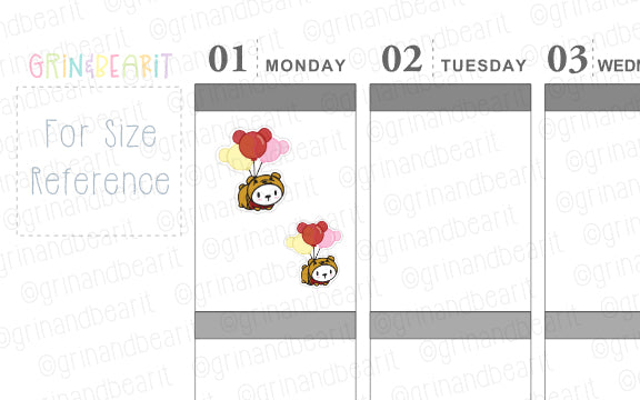 Barry YellowBear! - Barry the Bear Stickers (BB158)