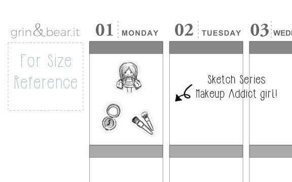 Makeup Addict Sketchy Planner (SS004)