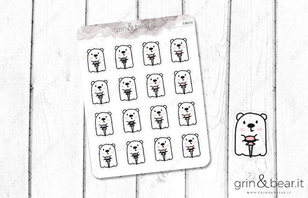Pin it! - Barry the Bear Stickers (BB038)
