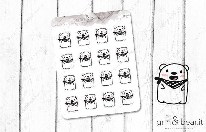 Bandana Barry! - Barry the Bear Stickers (BB049)