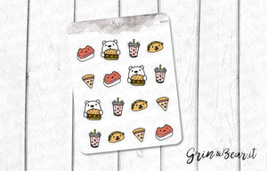 Foodie Group Barry! - Barry the Bear Stickers (BB091)