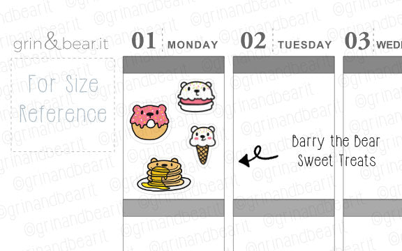 Sweet Treats Barry! - Barry the Bear Stickers (BB092)