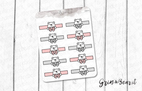 Bow Headers Barry! - Barry the Bear Stickers (BB093)