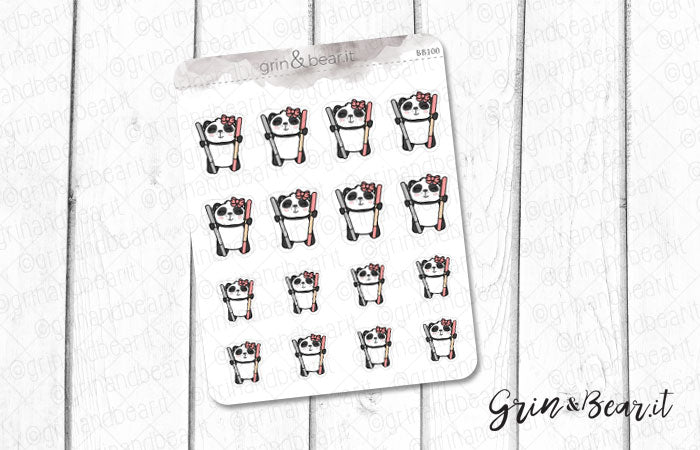 Crystal Pens Bella! - Bella the Bear Stickers (BB100)