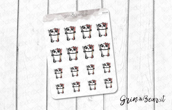 Crystal Pens Bella! - Bella the Bear Stickers (BB100)