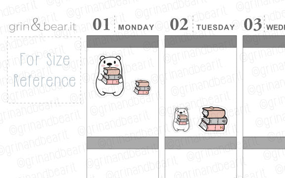 Planner Stack Barry! - Barry the Bear Stickers (BB102)
