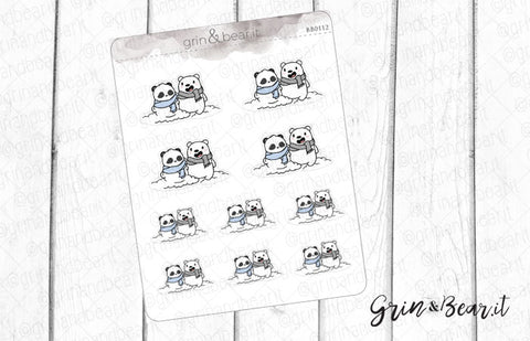 Build a Snowbear Barry! - Barry the Bear Stickers (BB112)