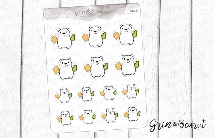 AvoToast Barry! - Barry the Bear Stickers (BB121)