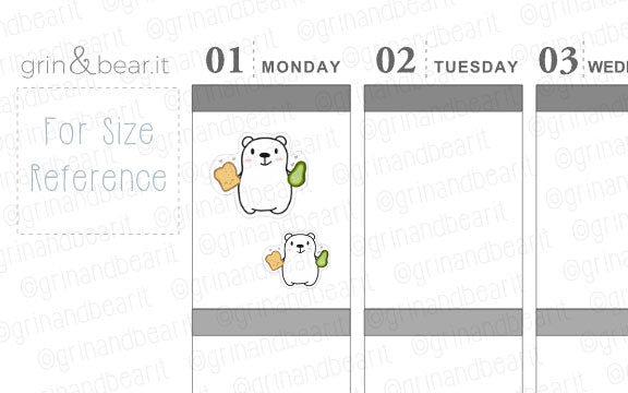 AvoToast Barry! - Barry the Bear Stickers (BB121)
