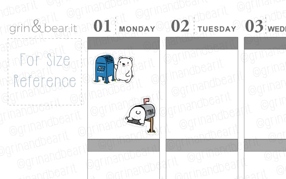 Mailbox Barry! - Barry the Bear Stickers (BB132)