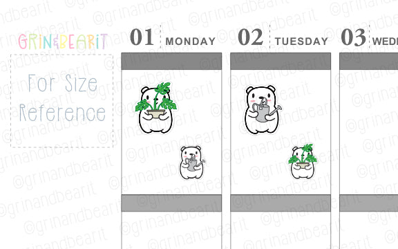 Barry Plants! - Barry the Bear Stickers (BB157)