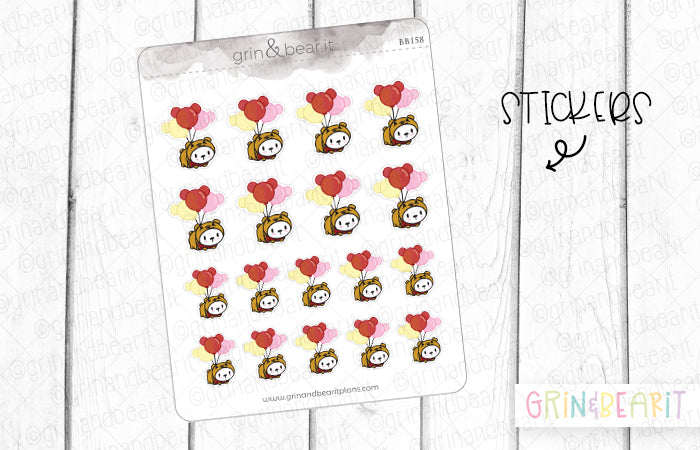 Barry YellowBear! - Barry the Bear Stickers (BB158)