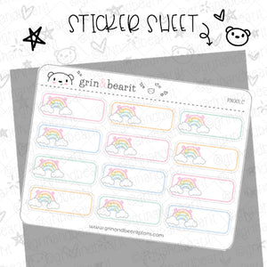 Rainbow Boxes! - Functional Stickers (FN001)
