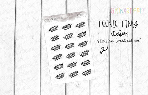 Bills Doodles! - Tiny Tuesday Stickers (TT007)
