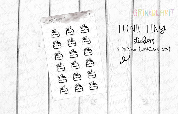 Cake Doodles! - Tiny Tuesday Stickers (TT014)