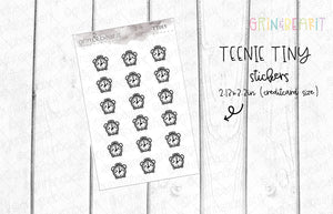 Clock Doodles! - Tiny Tuesday Stickers (TT015)