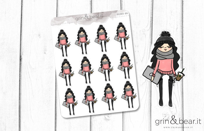 Bundled Up to Go - Everyday Girl Stickers (EG005)