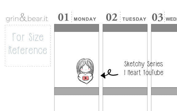 I Heart YouTube Sketchy Planner (SS011)