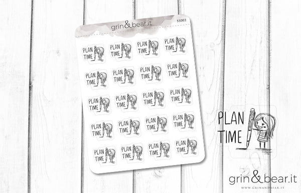 Plan Time Sketchy Planner Stickers (SS002)