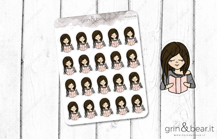 Reading - Everyday Girl Stickers (EG013)