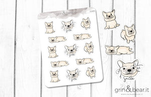 Frenchies Doodle Stickers (DS004)