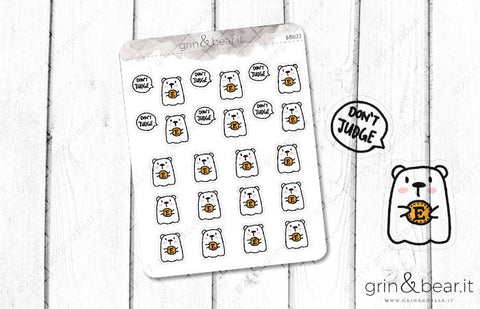 Etsy Barry! - Barry the Bear Stickers (BB022)