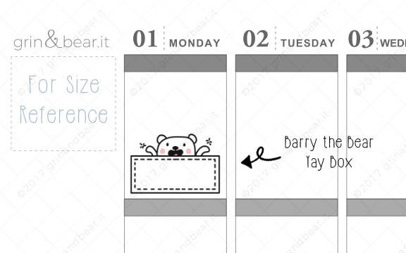 Yay Barry Box! - Barry the Bear Stickers (BB017)