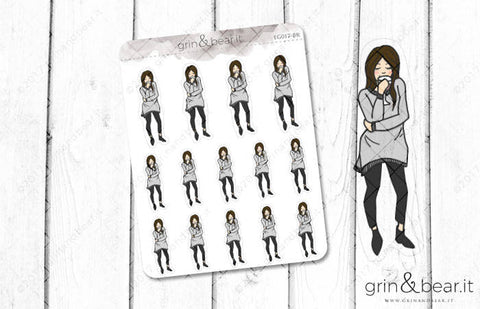Sippin' on Wine - Everyday Girl Stickers (EG017)