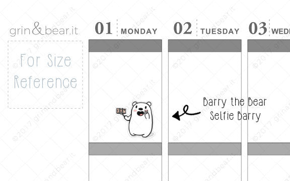 Selfie Barry! - Barry the Bear Stickers (BB069)