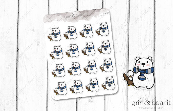 Ravenclaw Barry! - Barry the Bear Stickers (BB073)